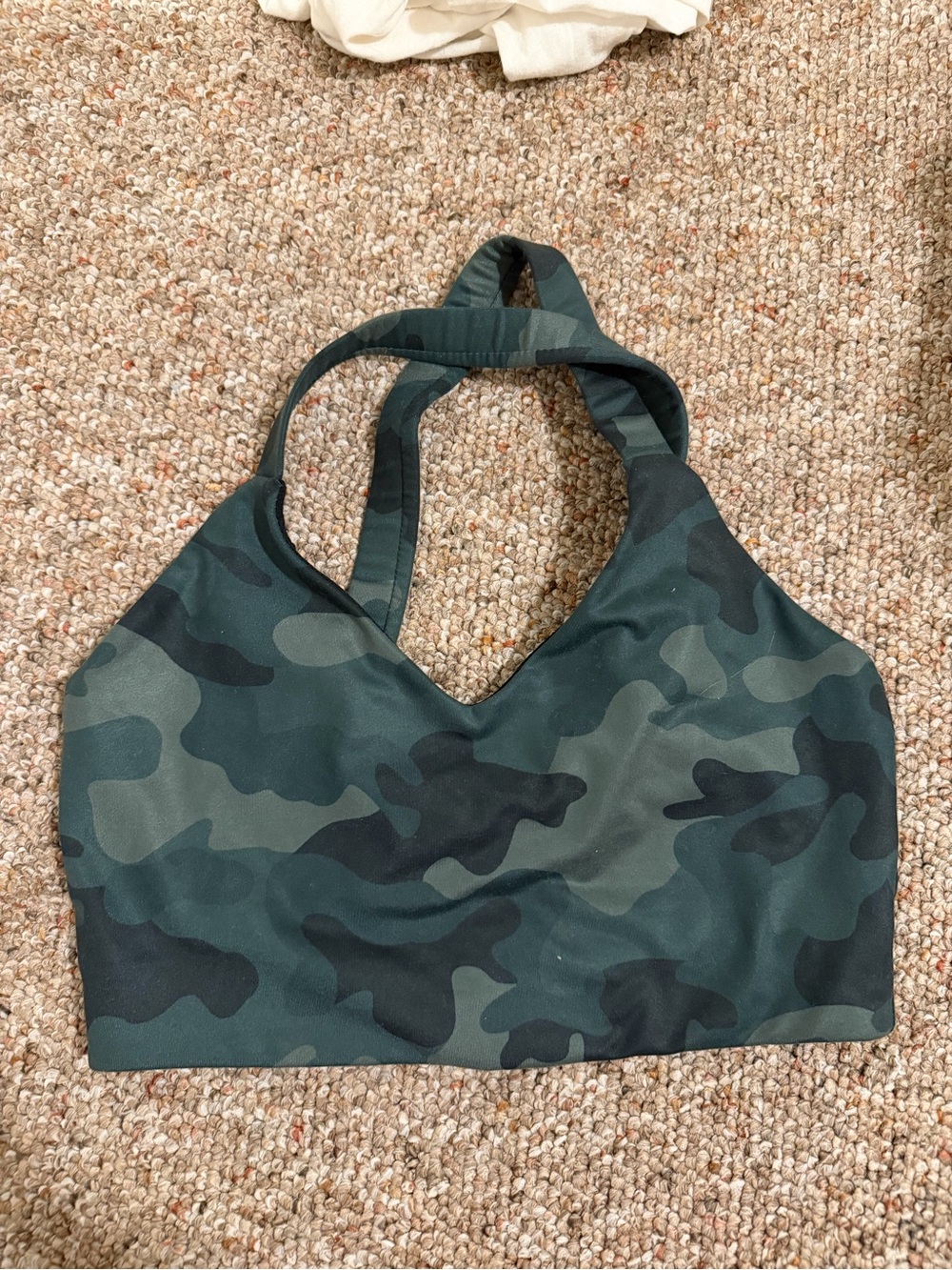 Camo sports bra